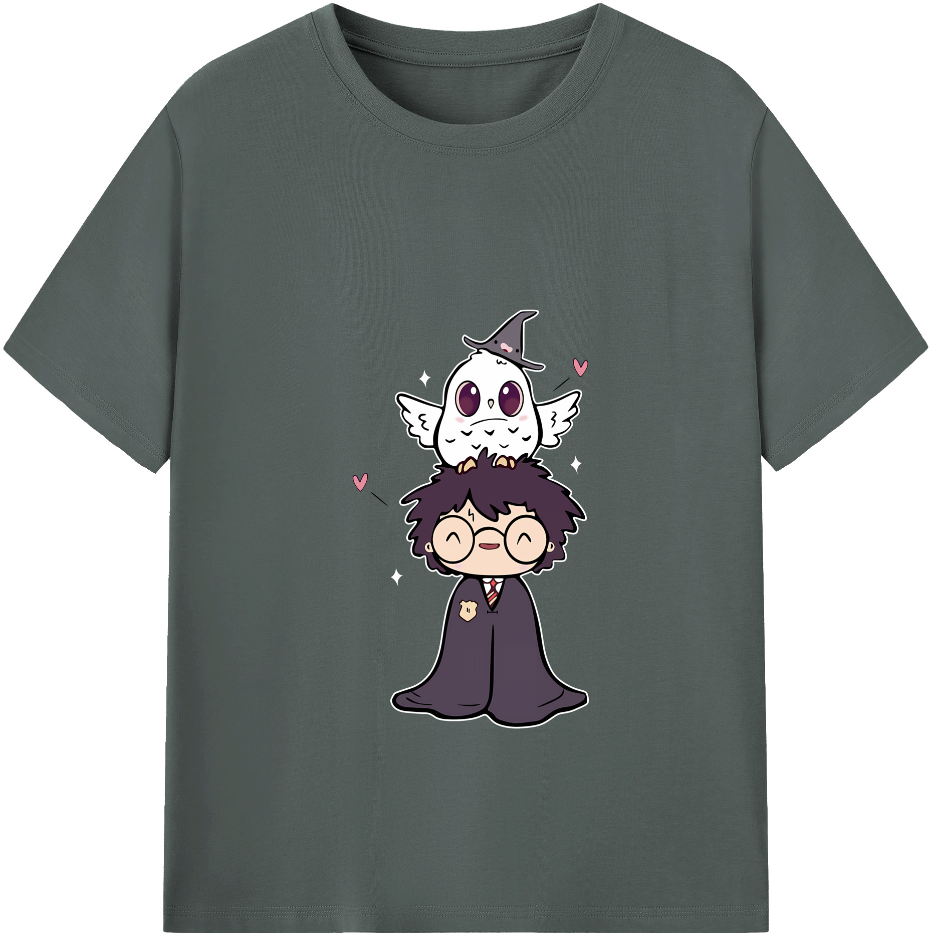 （画像用） Harry Potter ハリー・ポッターシリーズ 綿100％ メンズ半袖Tシャツ｜肌触りやわらか＆通気性